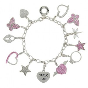 Charms  Beads on The Biagi Charms Are Made From Sterling Silver  Cubic Zirconia