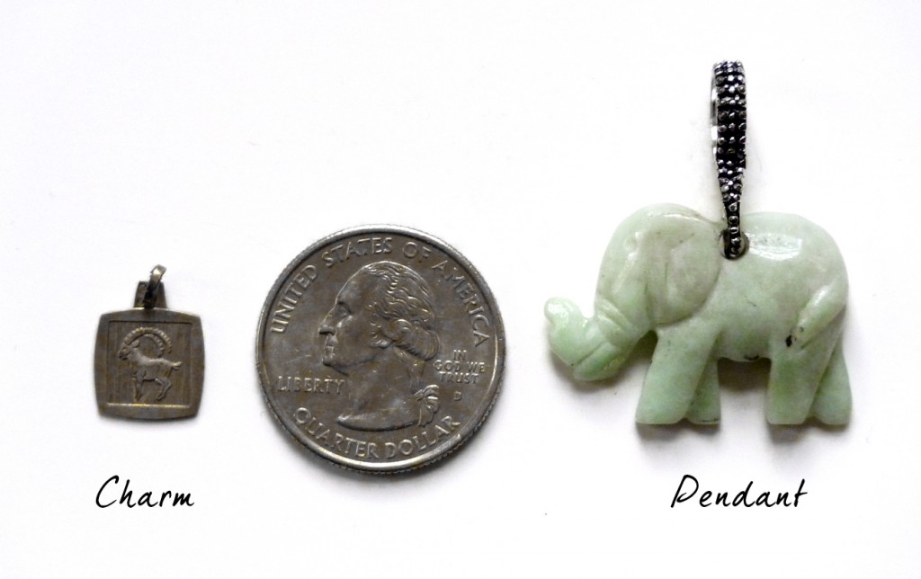Pendant vs charm Charms Guide