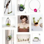 Green jewelry designs with real plants
